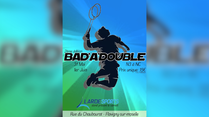 Bannière de l'article TOURNOI BAD À DOUBLE 2